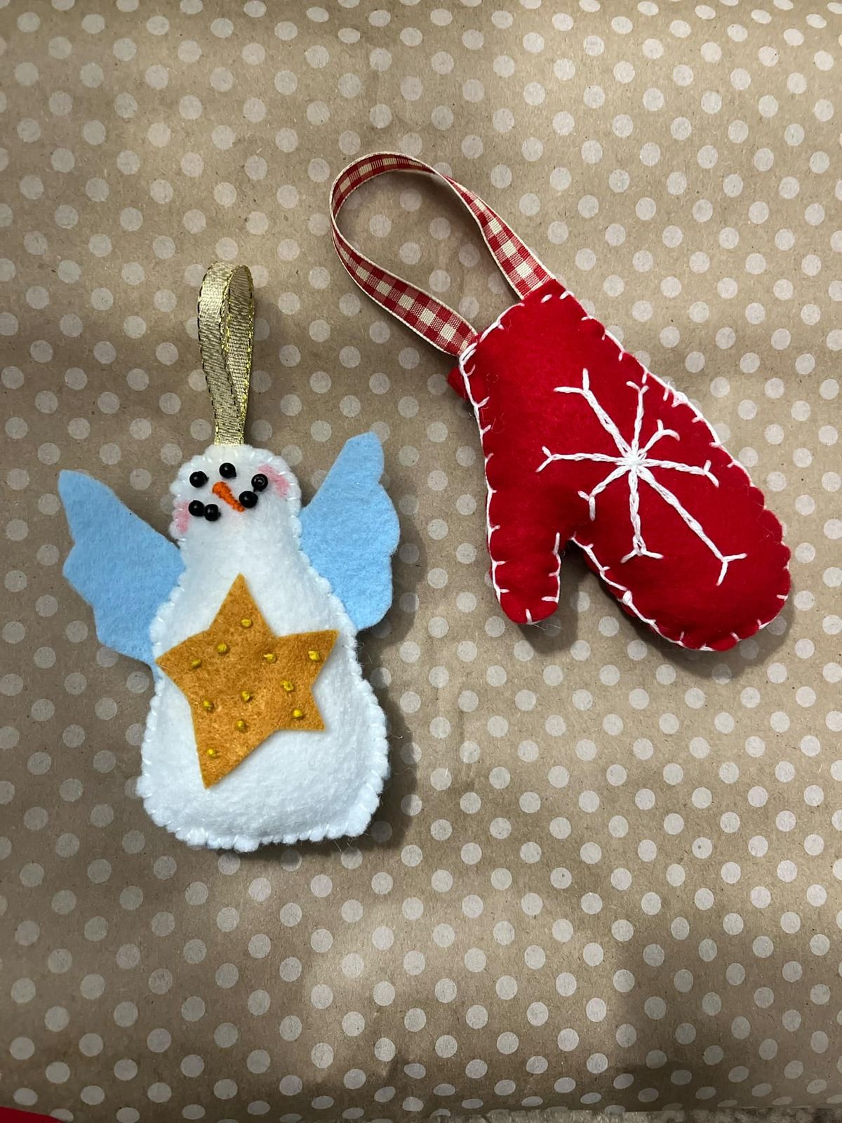 Hand Sewn Christmas Ornaments 