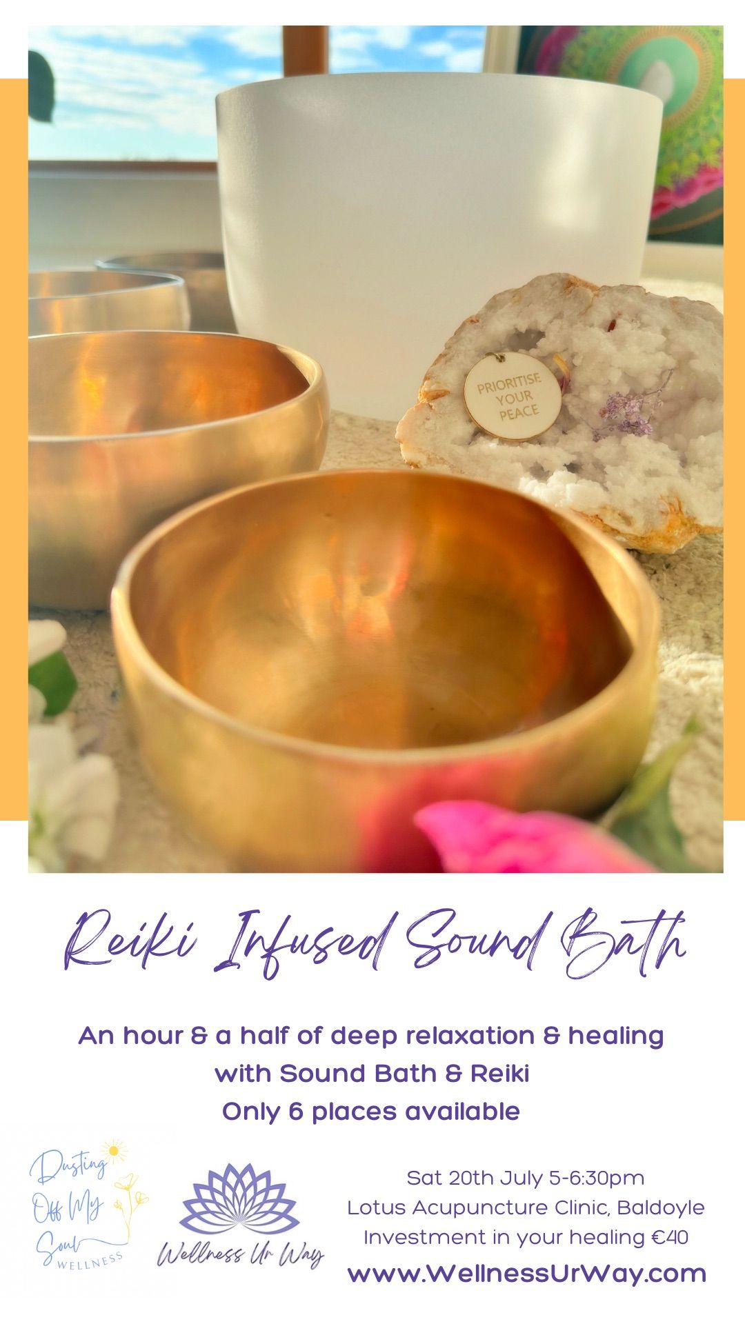 ? Reiki infused sound bath ~ only 6 spots available