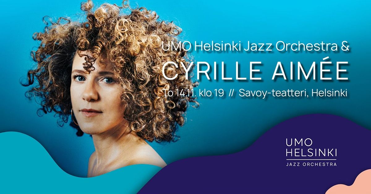 Great Voices: Cyrille Aim\u00e9e (FR\/US) & UMO Helsinki Jazz Orchestra (Savoy-teatteri)