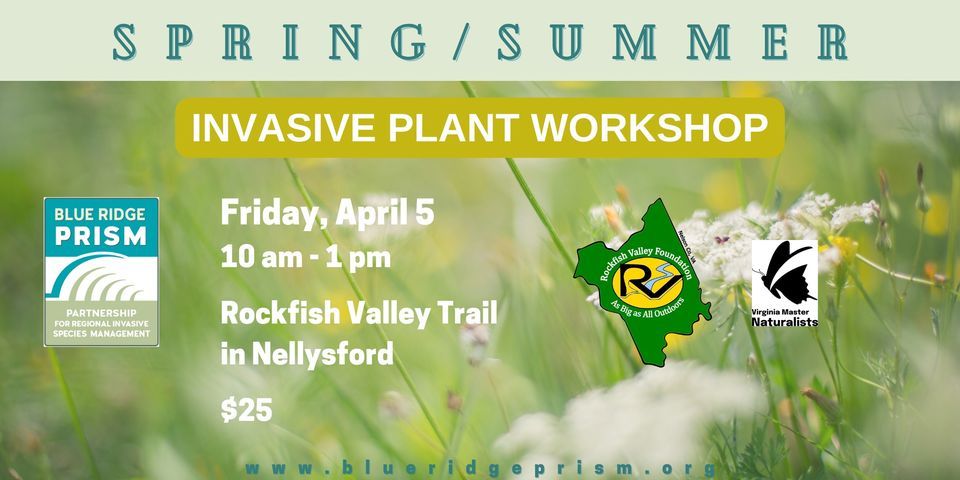 Invasive Plant Workshop at Rockfish Valley Trail in Nellysford