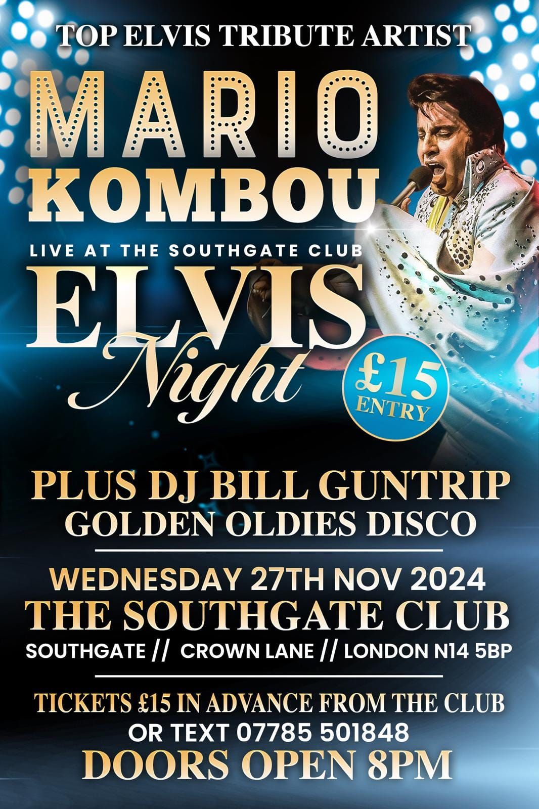 Elvis Evening with Mario Kombou