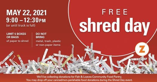 Free Document Shredding Event Zeal Credit Union 22740 Michigan Ave Dearborn Mi 48124 2006 United States 22 May 2021 Free Shredding Events In Michigan 2022