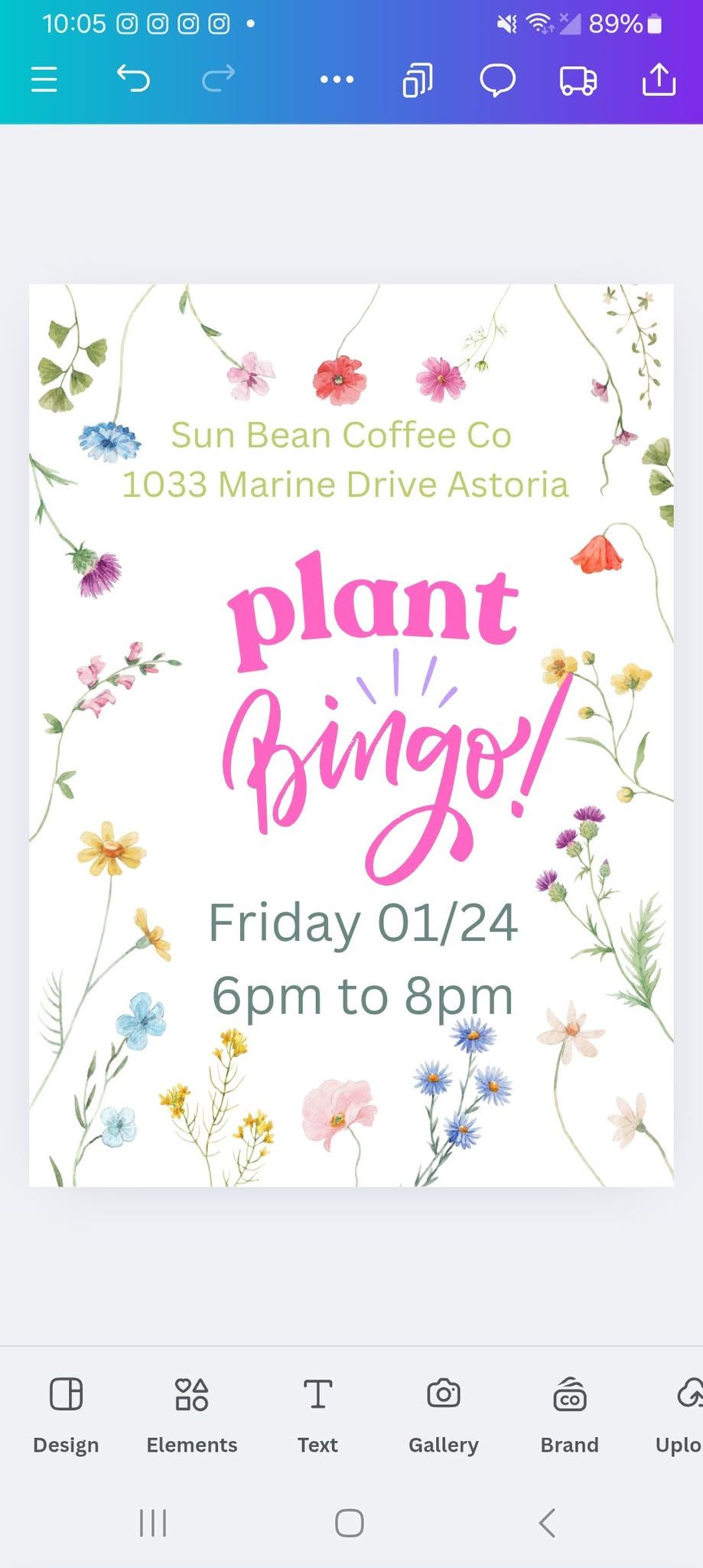 Plant BINGO Jan 24th 6-8pm