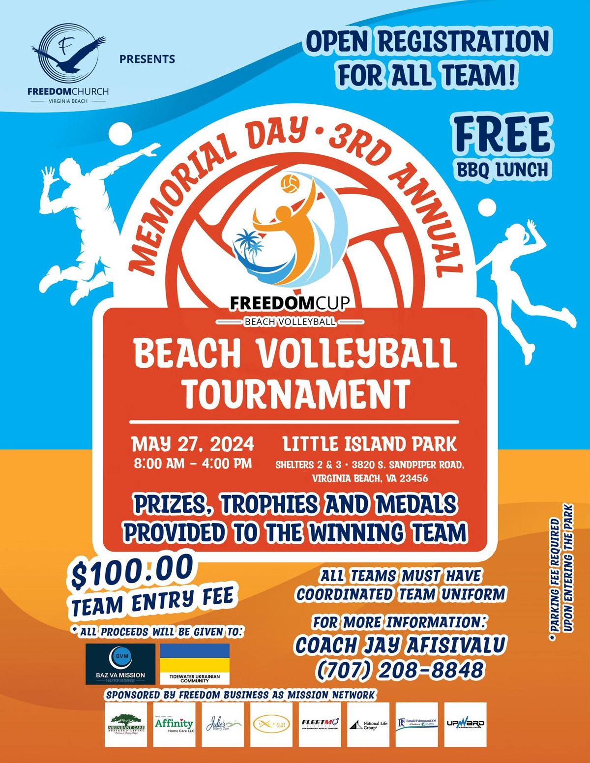 Freedom Cup Beach Volleyball Tournament