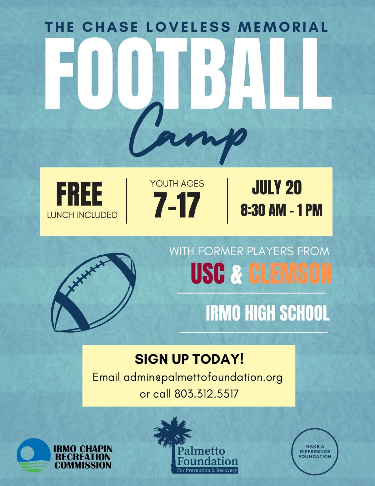 The Chase Loveless Empowerment Football Camp