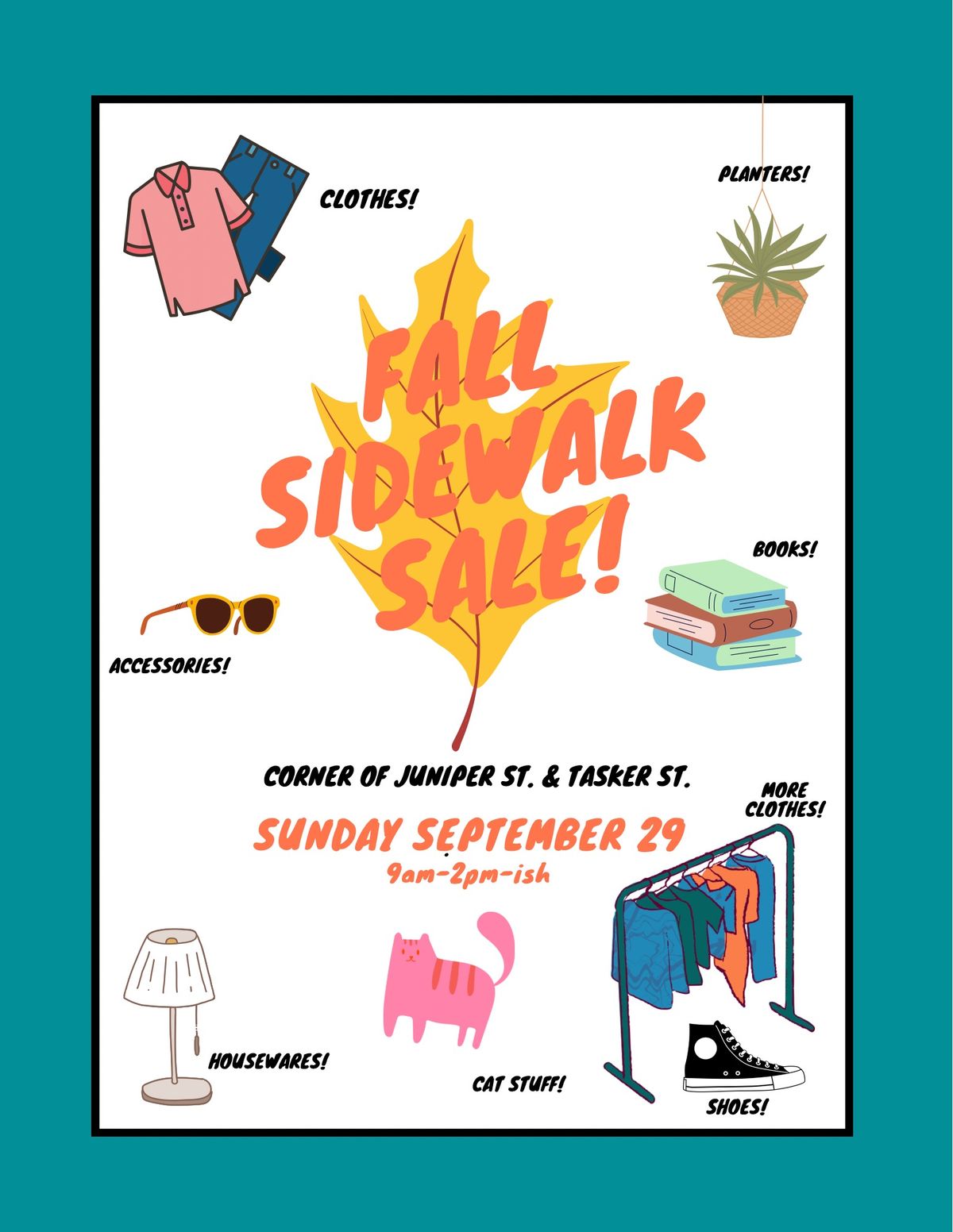 Fall sidewalk sale 