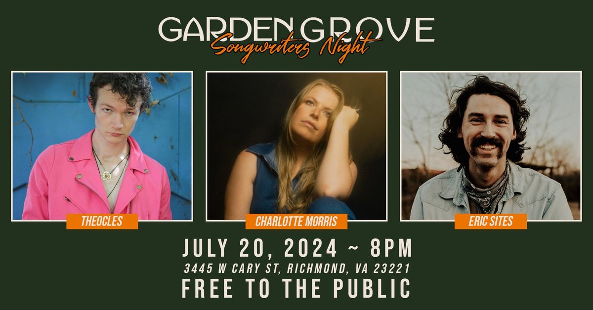 Songwriters Night at Garden Grove