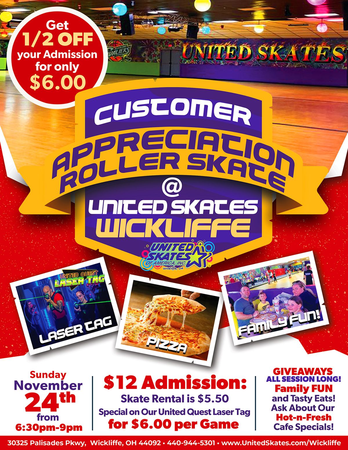 Customer Appreciation Skate 