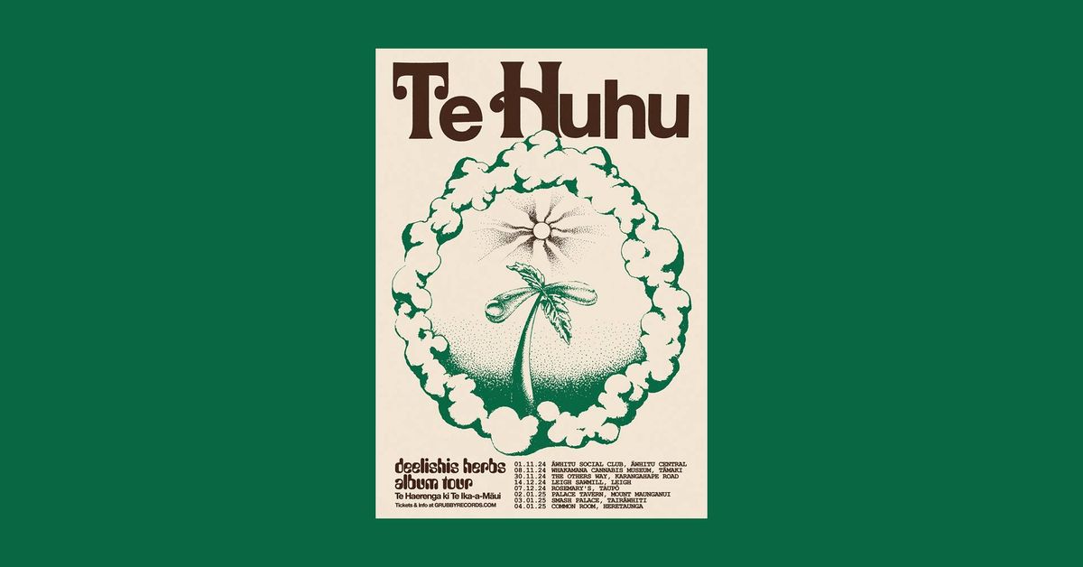 Te Huhu Live @ Leigh Sawmill with Jim Nothing & Leonard Powell | Deelishis Herbs Vinyl Release Tour