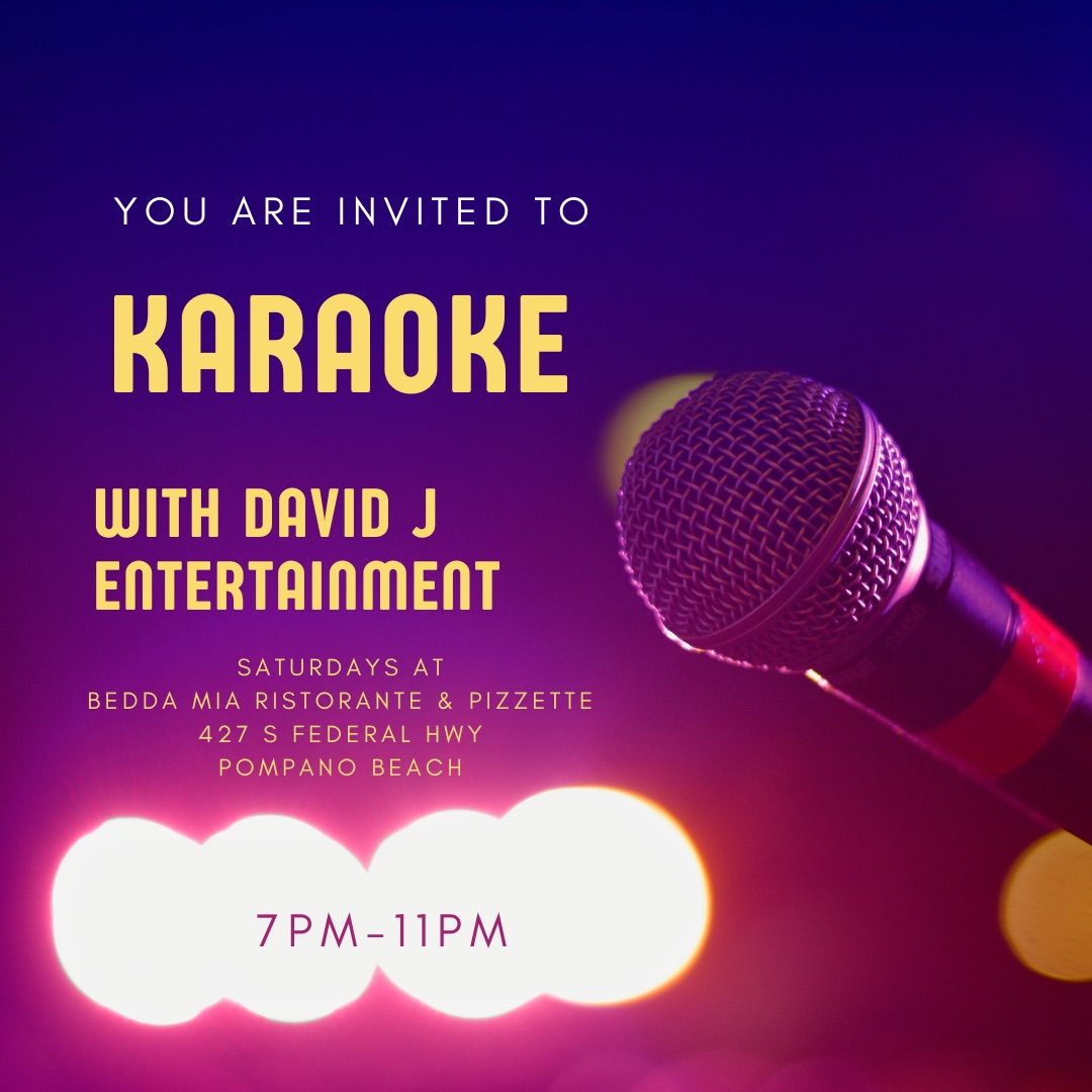 Karaoke with David J Entertainment 
