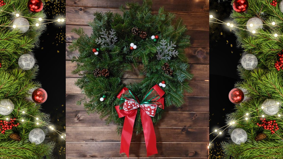 Fresh Evergreen Wreath Workshop #7