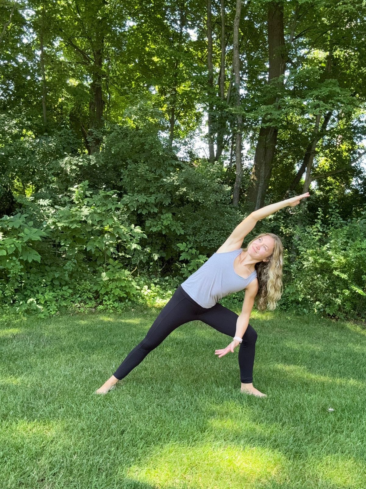 Adult yoga at the Nature Center 