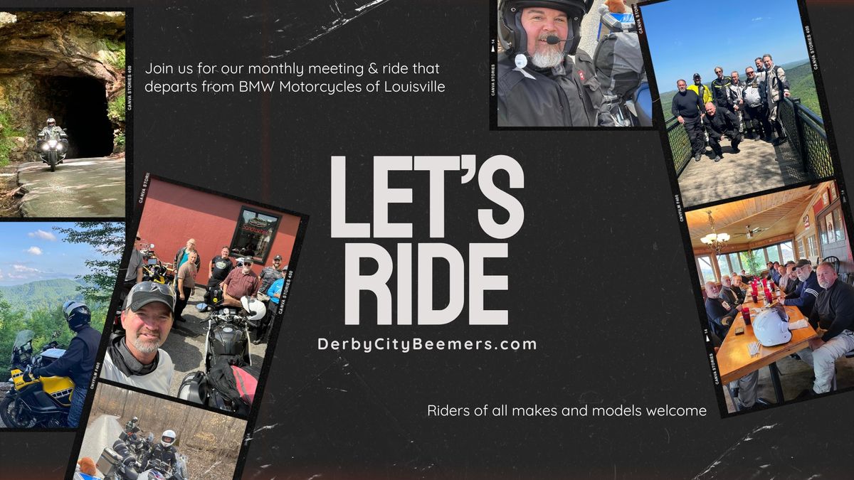 Monthly Meeting & Ride: March