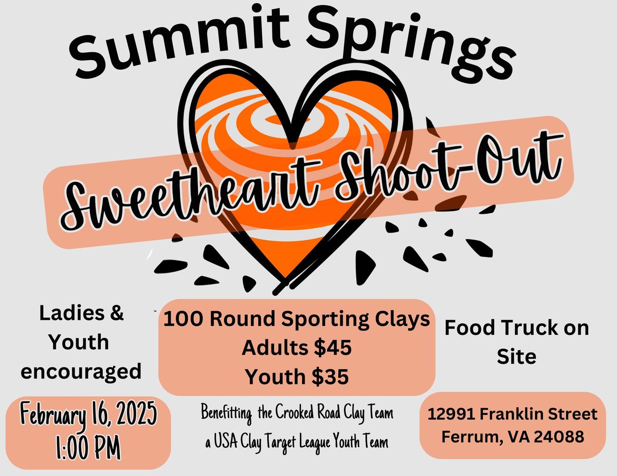 Sweetheart Shoot-Out Fundraiser 