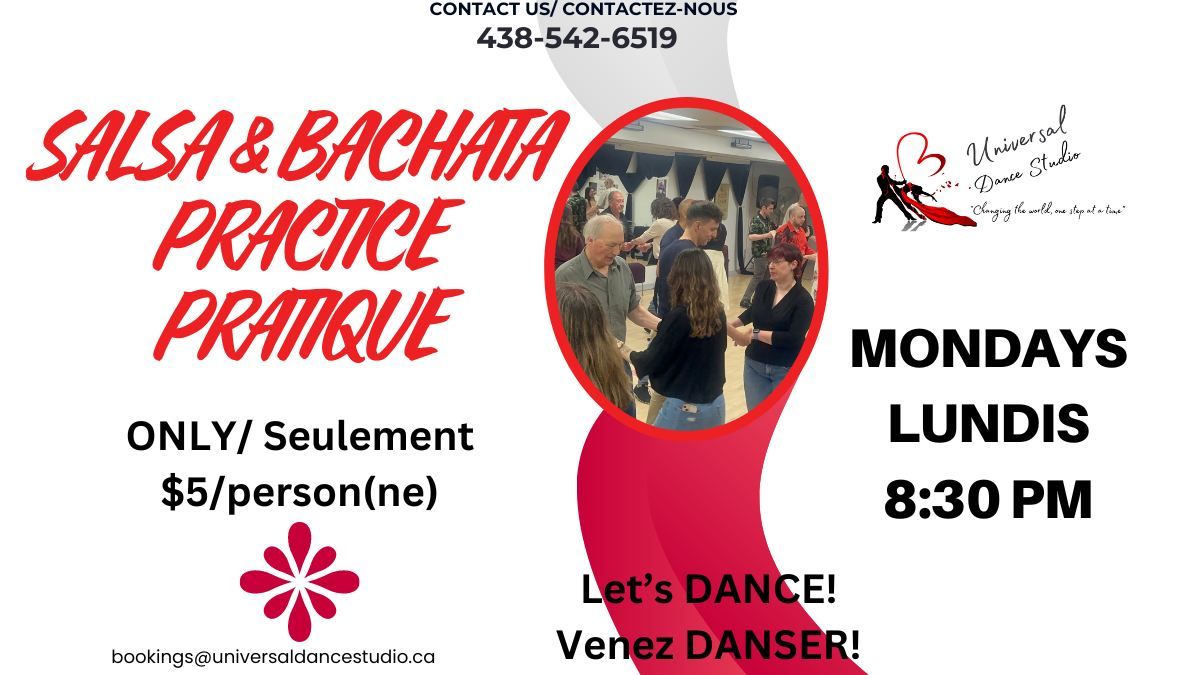 Monday\/ Lundi Salsa\/ Bachata Practice 