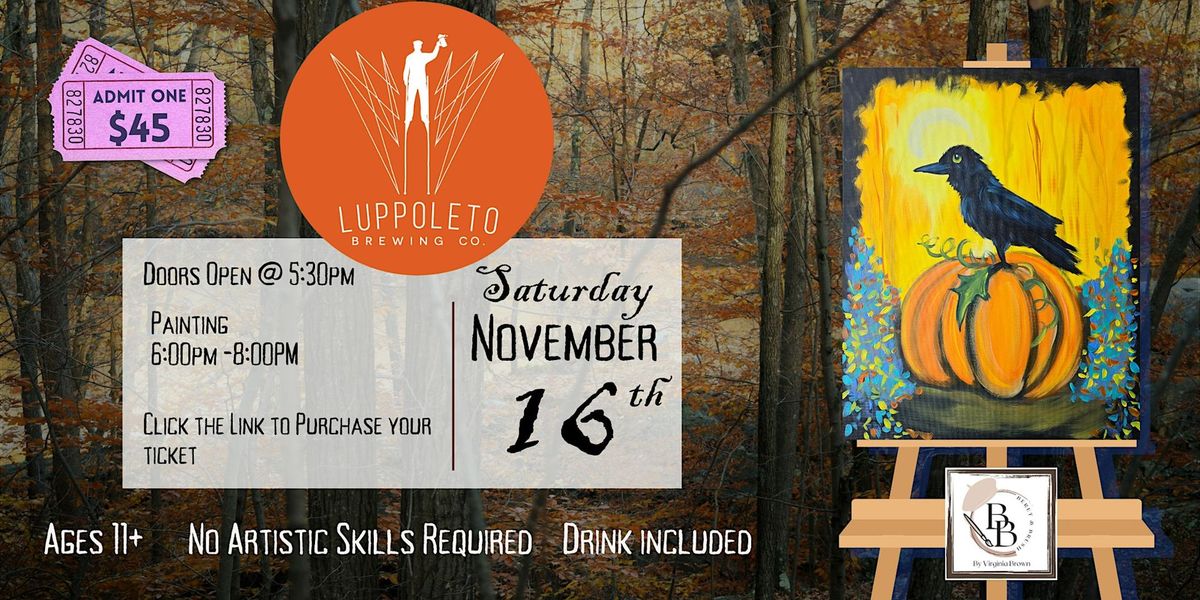 Paint & Sip at Luppoleto Brewing Co (Nov)