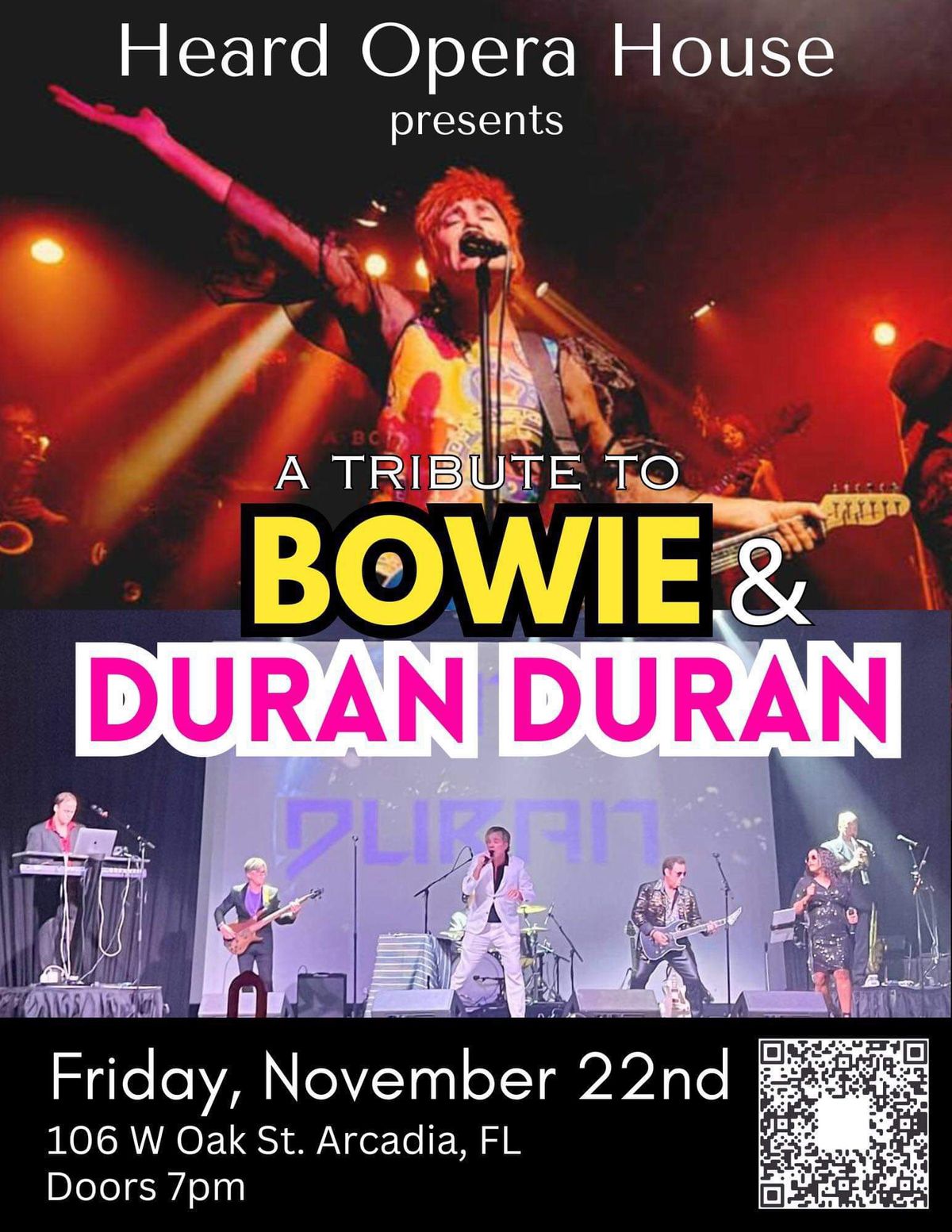 A tribute to Bowie & Duran Duran!  