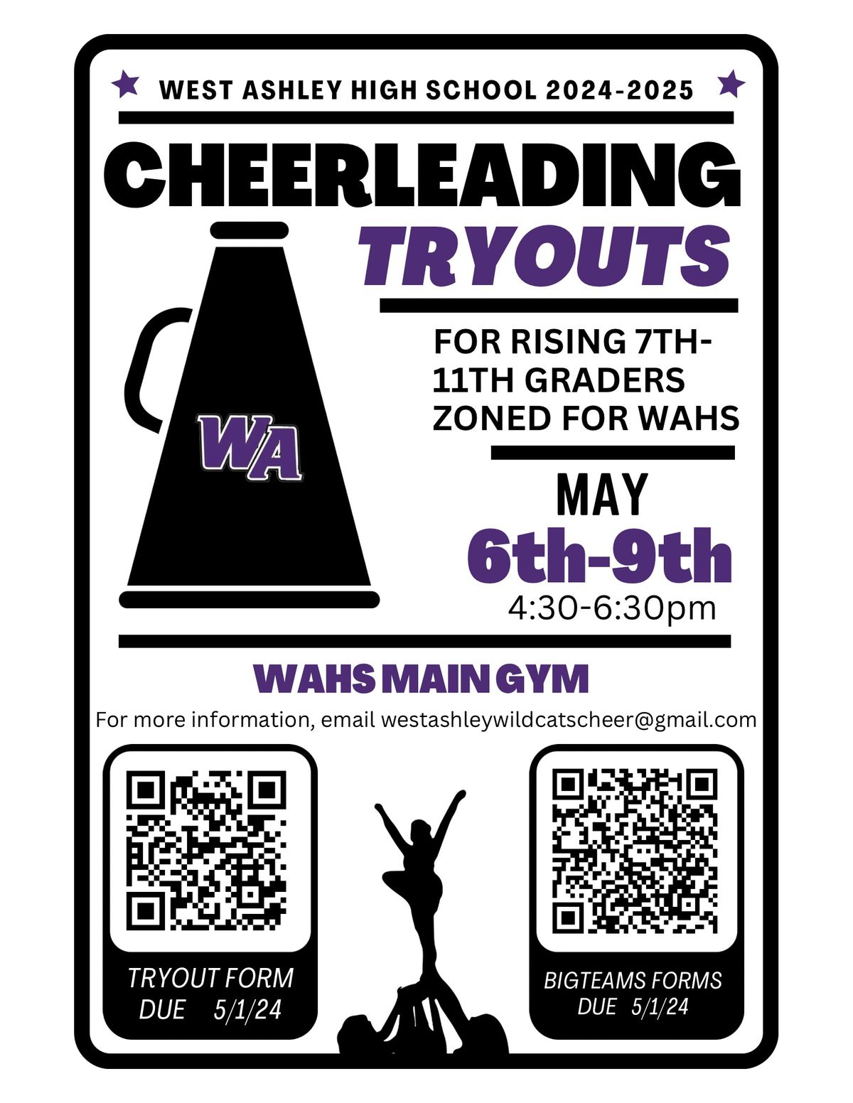 WAHS Cheer Tryouts 