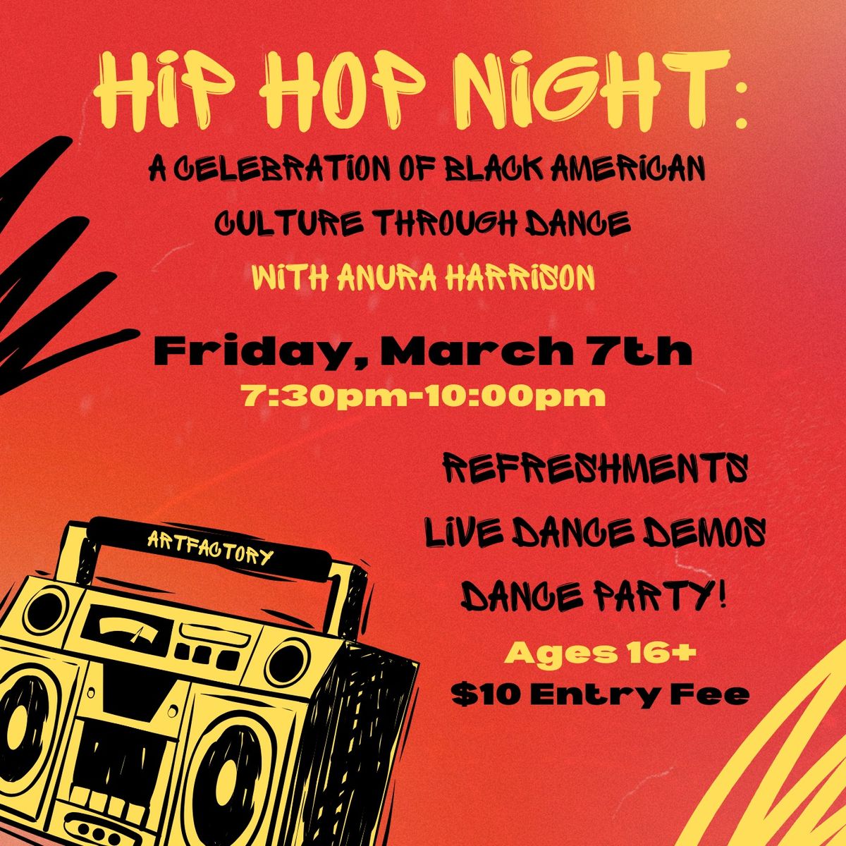 Hip Hop Night: A Celebration of Black American Culture Through Dance