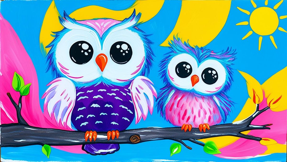 Mommy & Me Painting Class: Owl Mama