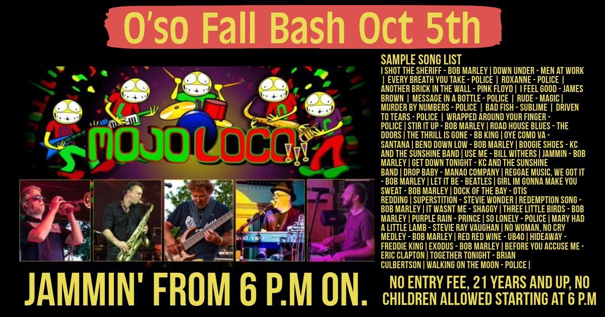 O'so 4th Annual Fall Bash