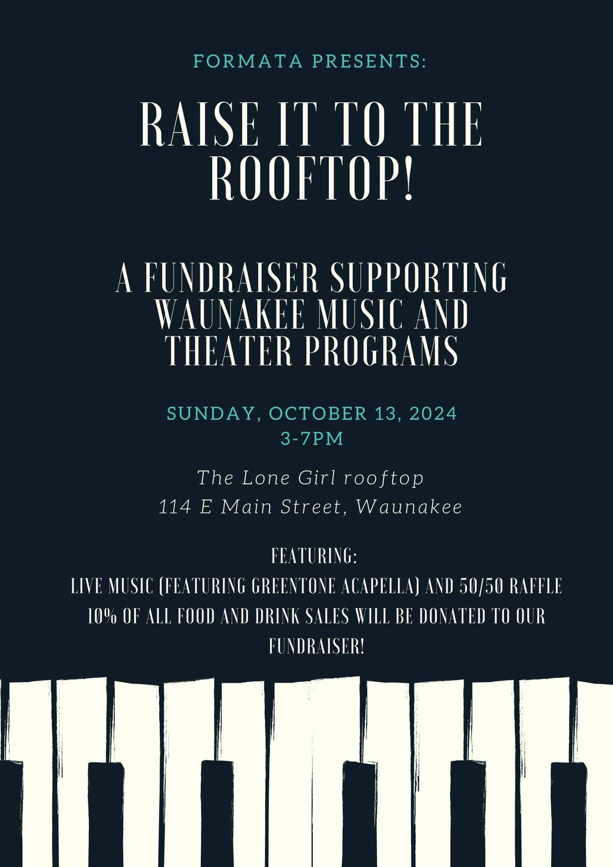 Raise it to the Rooftop: A Fundraiser Supporting Waunakee Music & Theater Programs