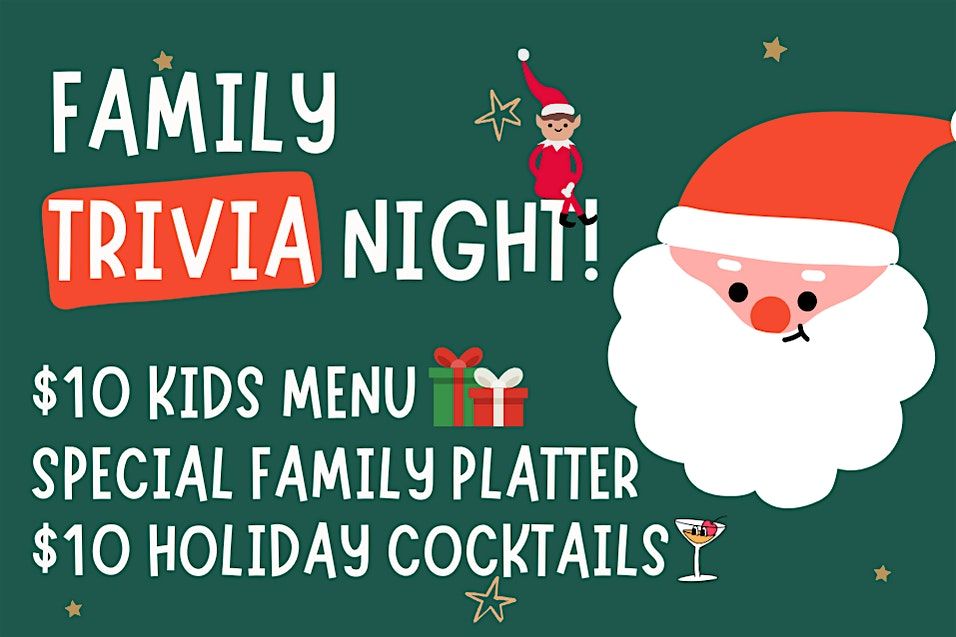 Ina Mae Tavern in Wicker Park, Christmas Pop-Up: Family Trivia Night