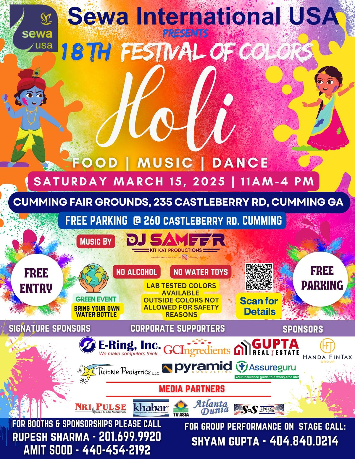 18th Annual Color \/ Holi Festival 2025