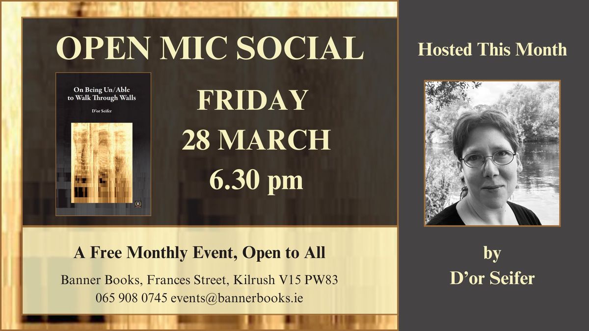 Open Mic Social hosted by D'or Seifer