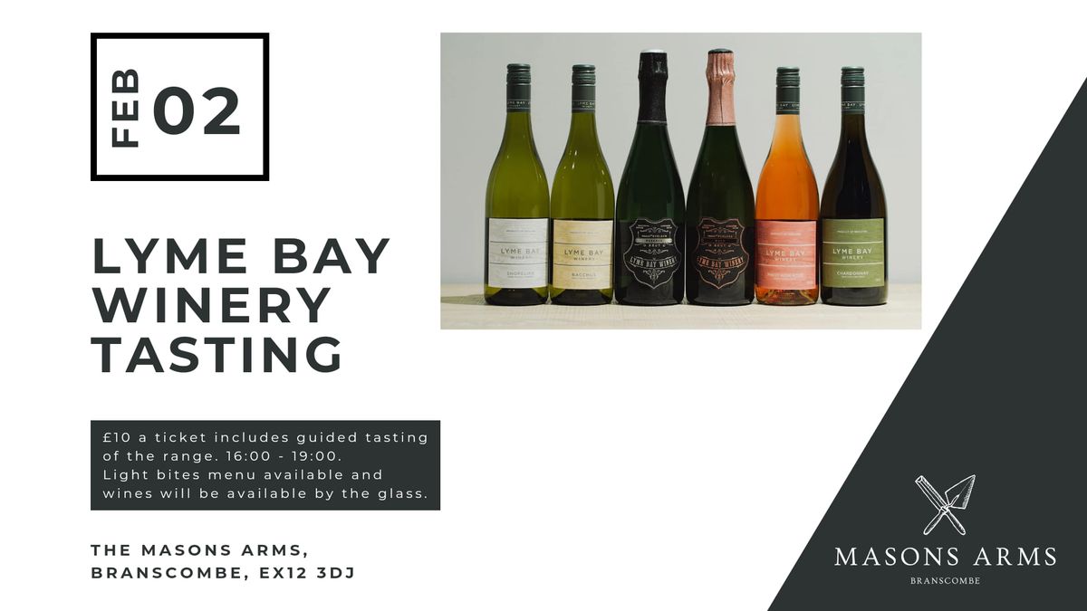 Lyme Bay Wine Tasting at The Masons Arms