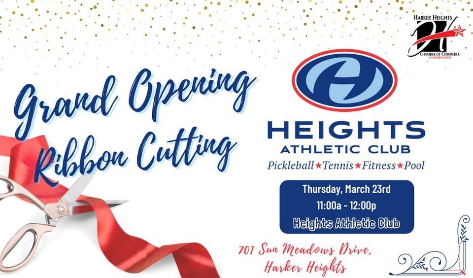 Heights Athletic Club Ribbon Cutting