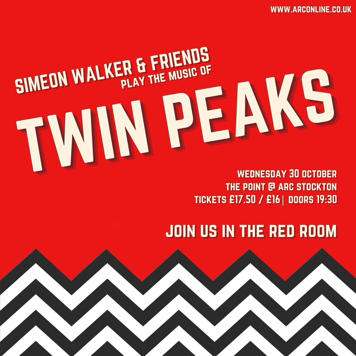 Simeon Walker & Friends Play The Music of Twin Peaks | Stockton-on-Tees