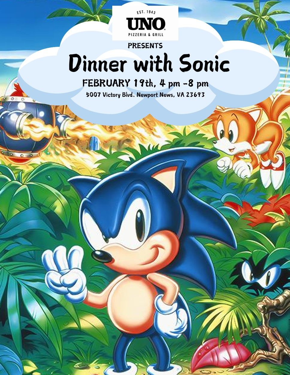 Dinner with Sonic