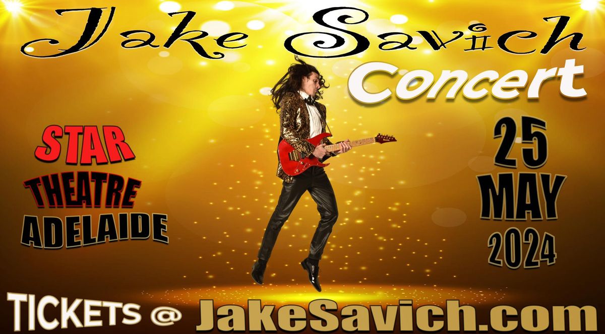 Jake Savich Concert Adelaide