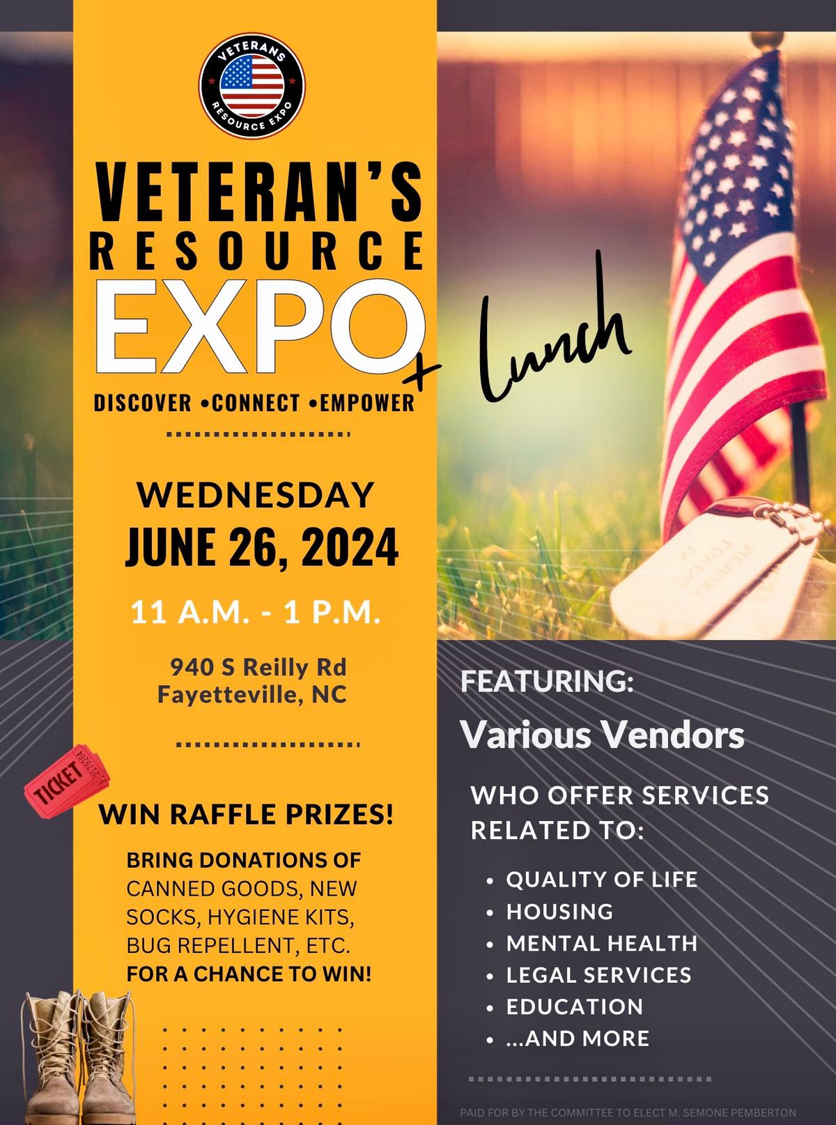 Veteran's Resource Expo: Discover, Connect, Empower