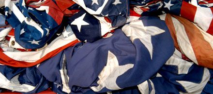 Flag Retirement Ceremony at Francy-Burdett American Legion Post 70