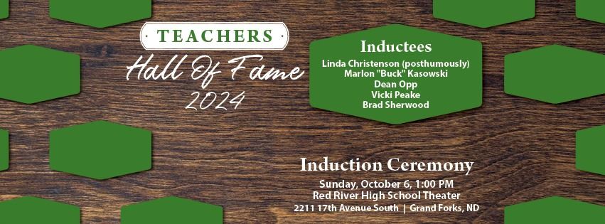 2024 Grand Forks Public Schools Teachers Hall of Fame Induction Ceremony