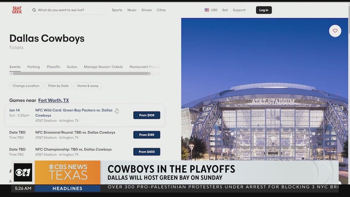 PARKING: Dallas Cowboys vs. Washington Commanders (Date: TBD)