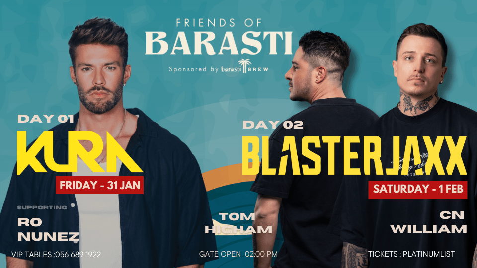 Friends of Barasti Weekend Beach Music Festival in Dubai