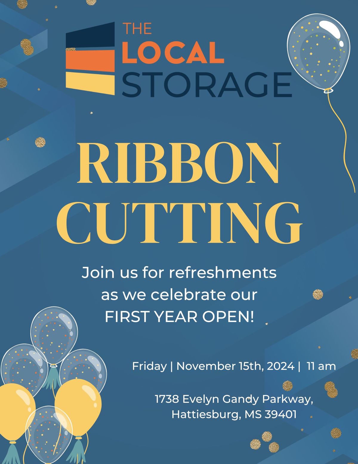 1 Year Celebration and Ribbon Cutting @ Petal Location