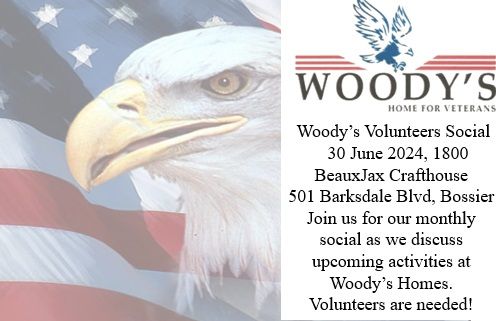 Woody's Home for Veterans Volunteers Social