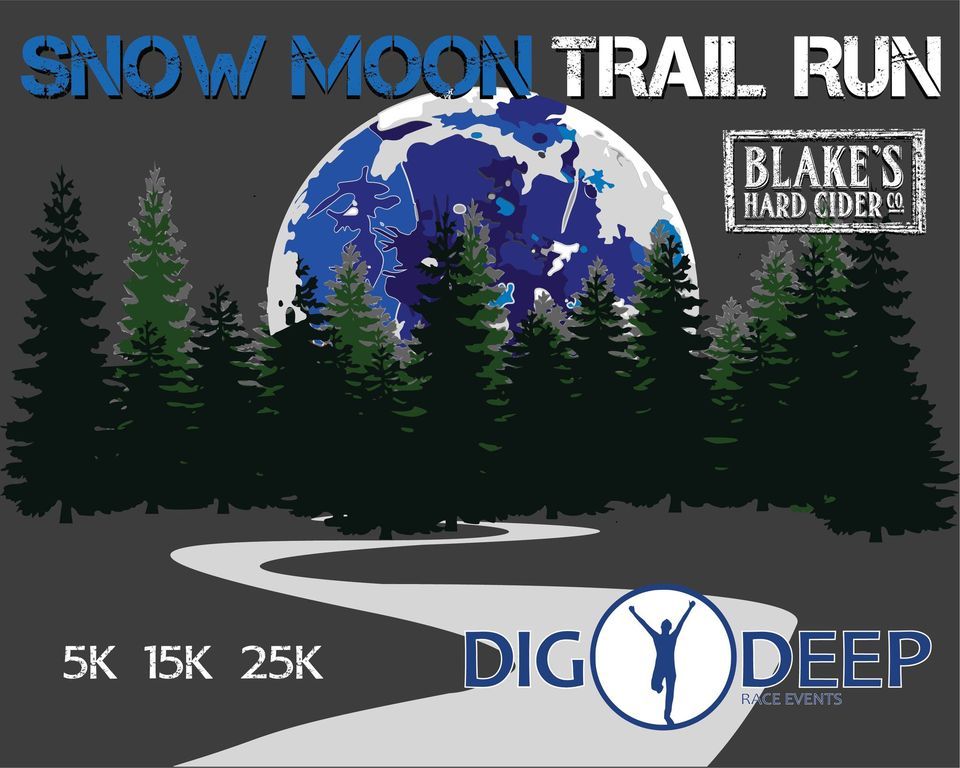 Snow Moon Trail Run 2023 presented by Blakes Hard Cider Co., Midland