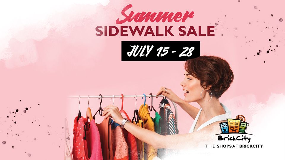 Summer Sidewalk Sale July 15 - 28