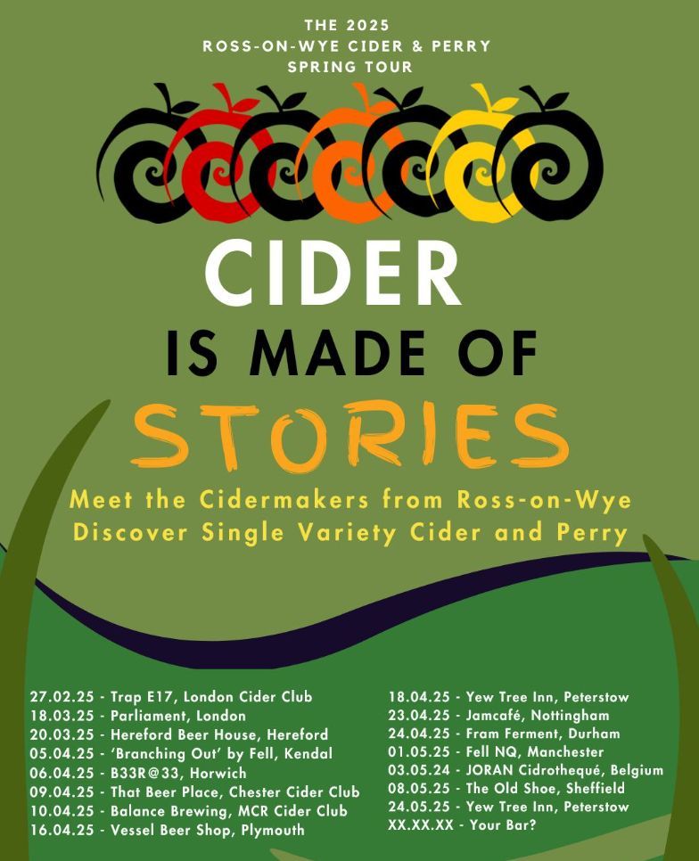 Cider tasting (& cheese!) from Ross-on-Wye Cider & Perry Co.