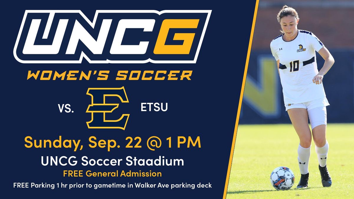 UNCG Spartans Women's Soccer Vs ETSU Buccaneers