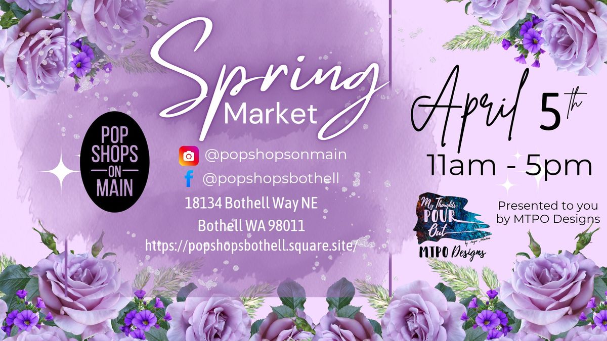 Pop Shops Spring Market