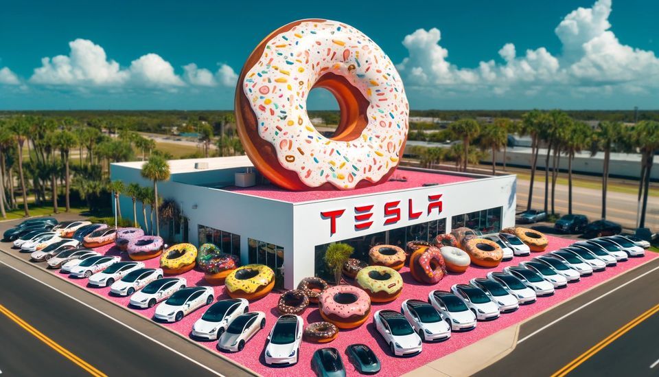 Tesla Demos & Donuts 4\/20 St. Petersburg! Test Drives: 4601 34th St. N
