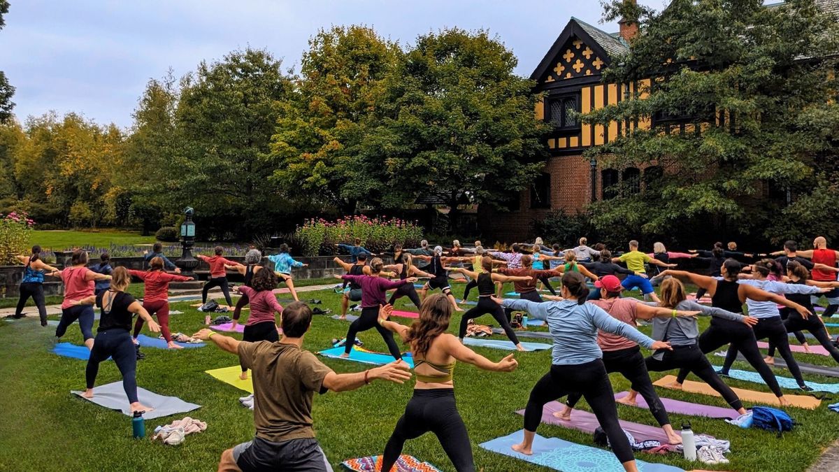 Yoga on the Terrace at Stan Hywet