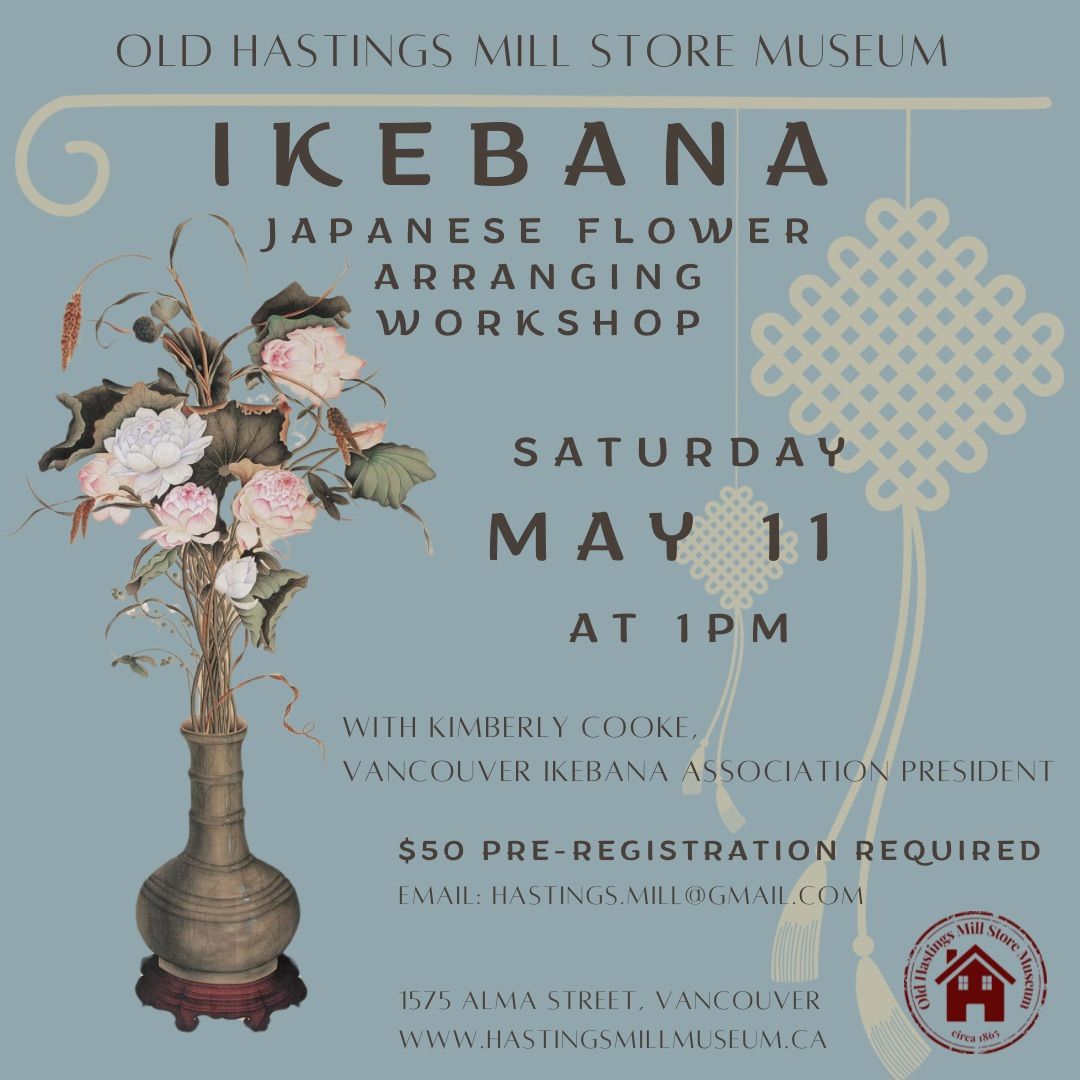 Ikebana Japanese Flower Arranging Workshop