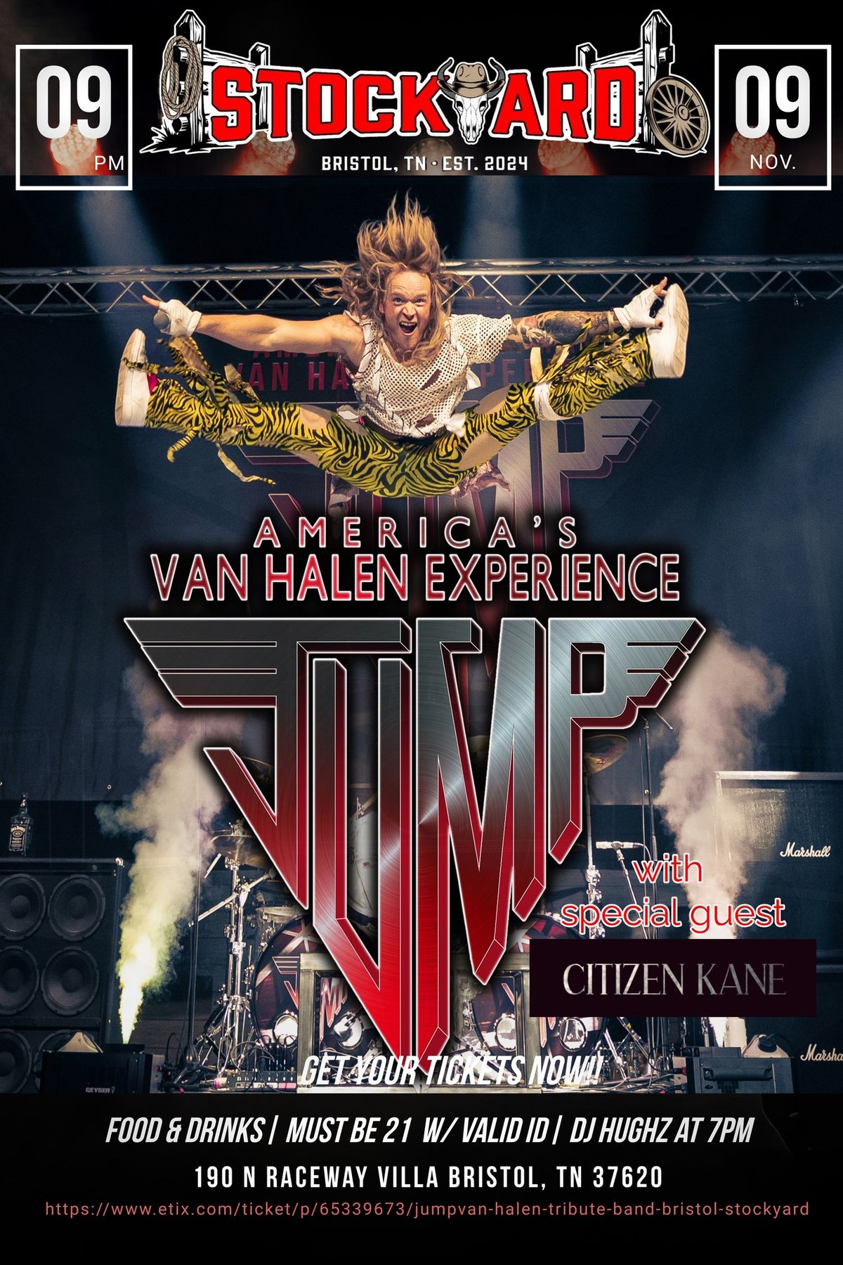 JUMP-America's Van Halen Experience live at Stockyard